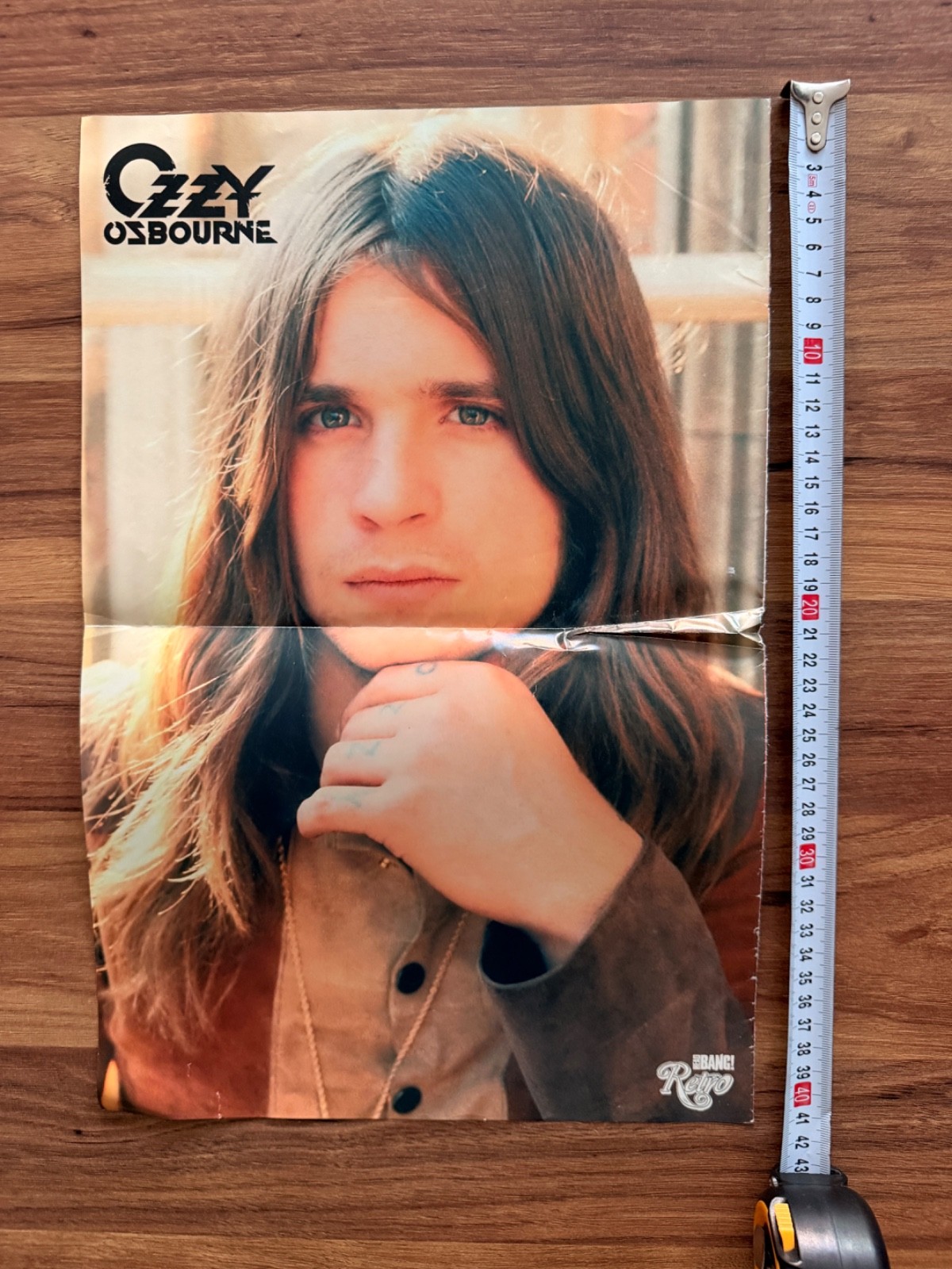 Ozzy Osbourne Van Halen Vintage Headbang Retro Poster 35x50 Rare Double Sided Ozzy Osbourne Van Halen Vintage Headbang Retro Poster 35x50 Rare Double Sided