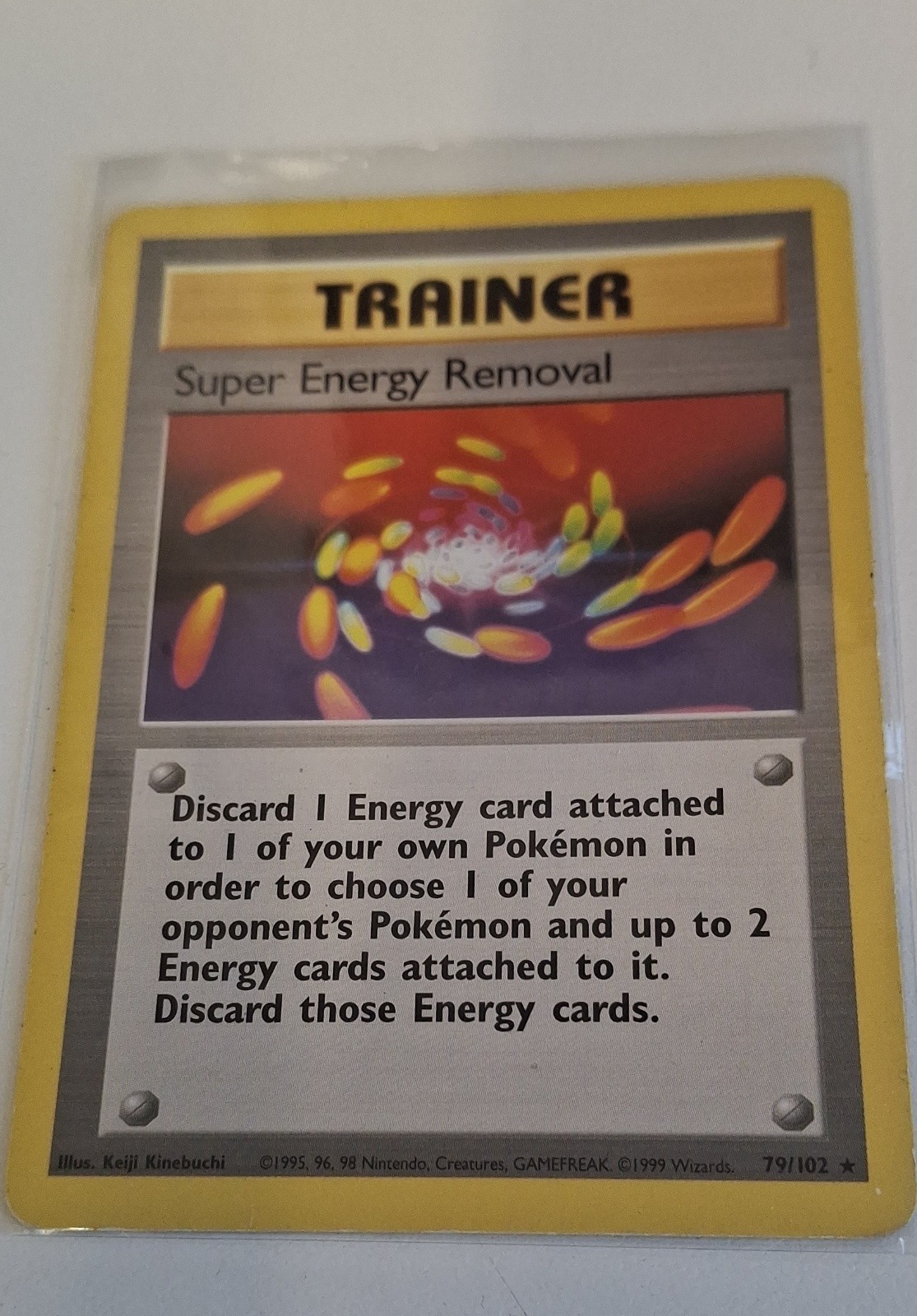 Super Energy Removal 079/102 Base Set (Shadowless) Regular Super Energy Removal 079/102 Base Set (Shadowless) Regular