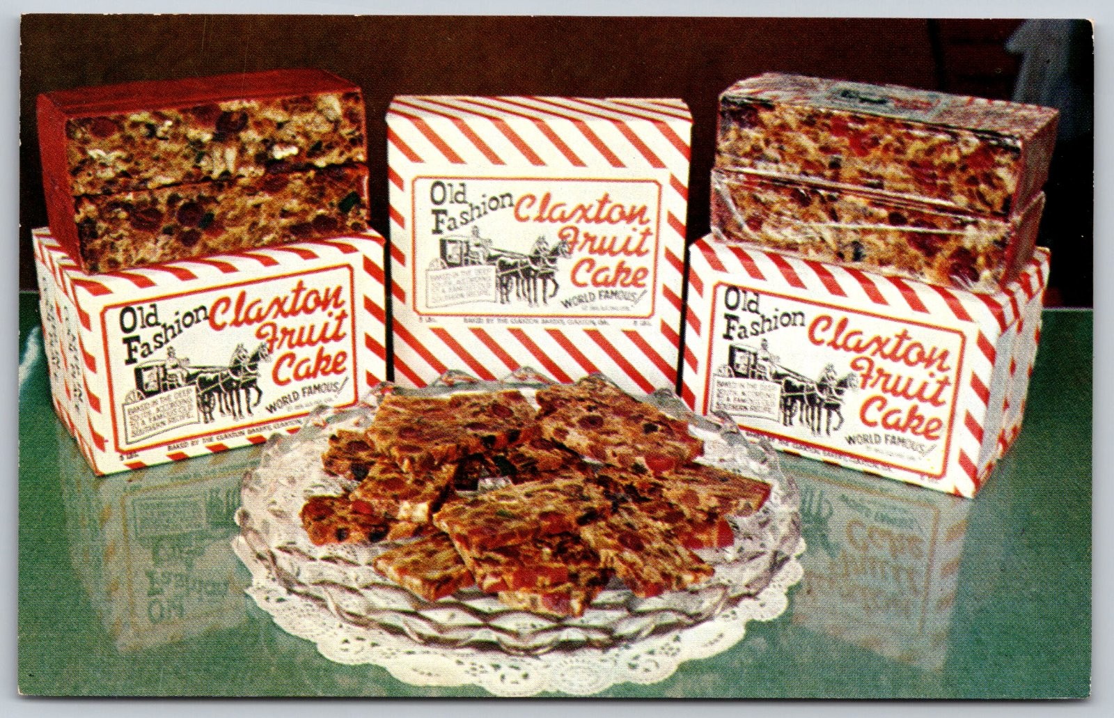 Claxton Fruit Cake Advertising Claxton Georgia Postcard PC247 Claxton Fruit Cake Advertising Claxton Georgia Postcard PC247
