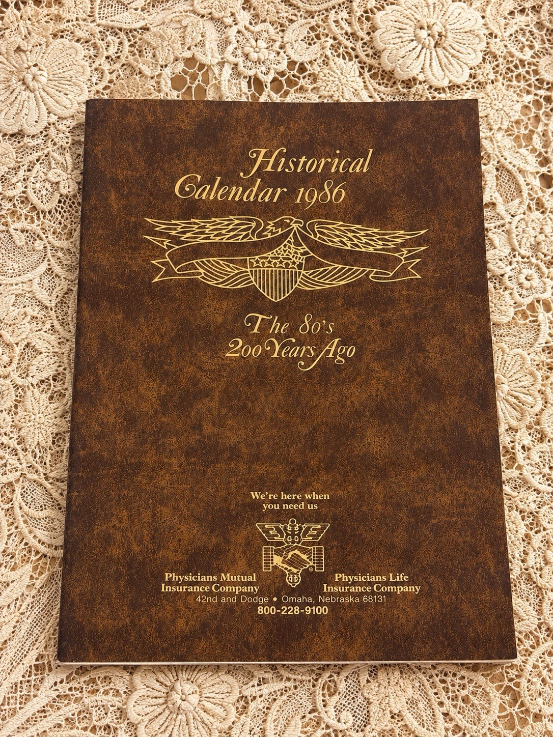 Historical Calendar 1986 The 80’s 200 Years Ago