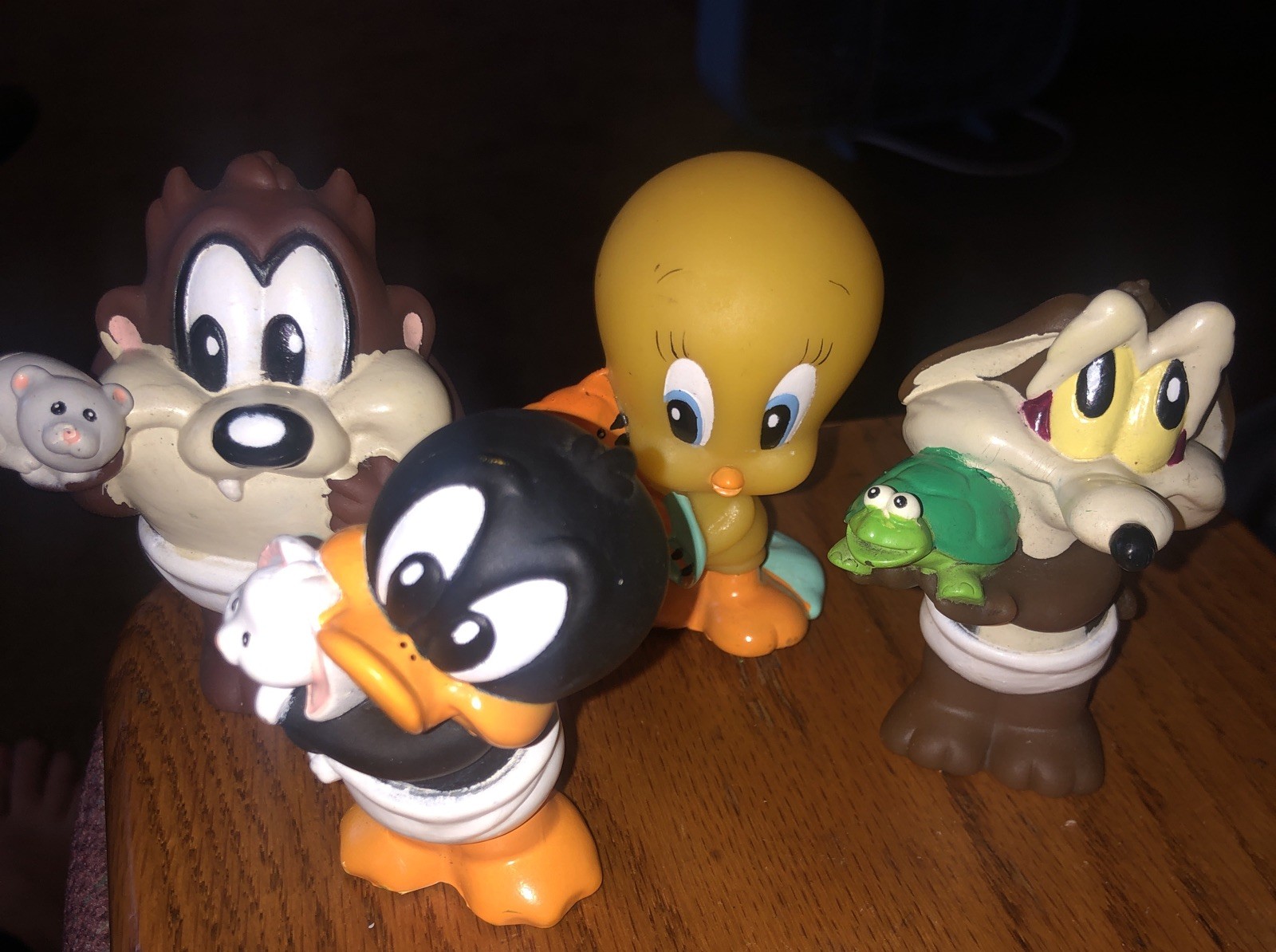 VTG Baby Looney Tunes Best Buddies Tyco Figures Wiley Coyote, Taz, Tweety, Daffy VTG Baby Looney Tunes Best Buddies Tyco Figures Wiley Coyote, Taz, Tweety, Daffy