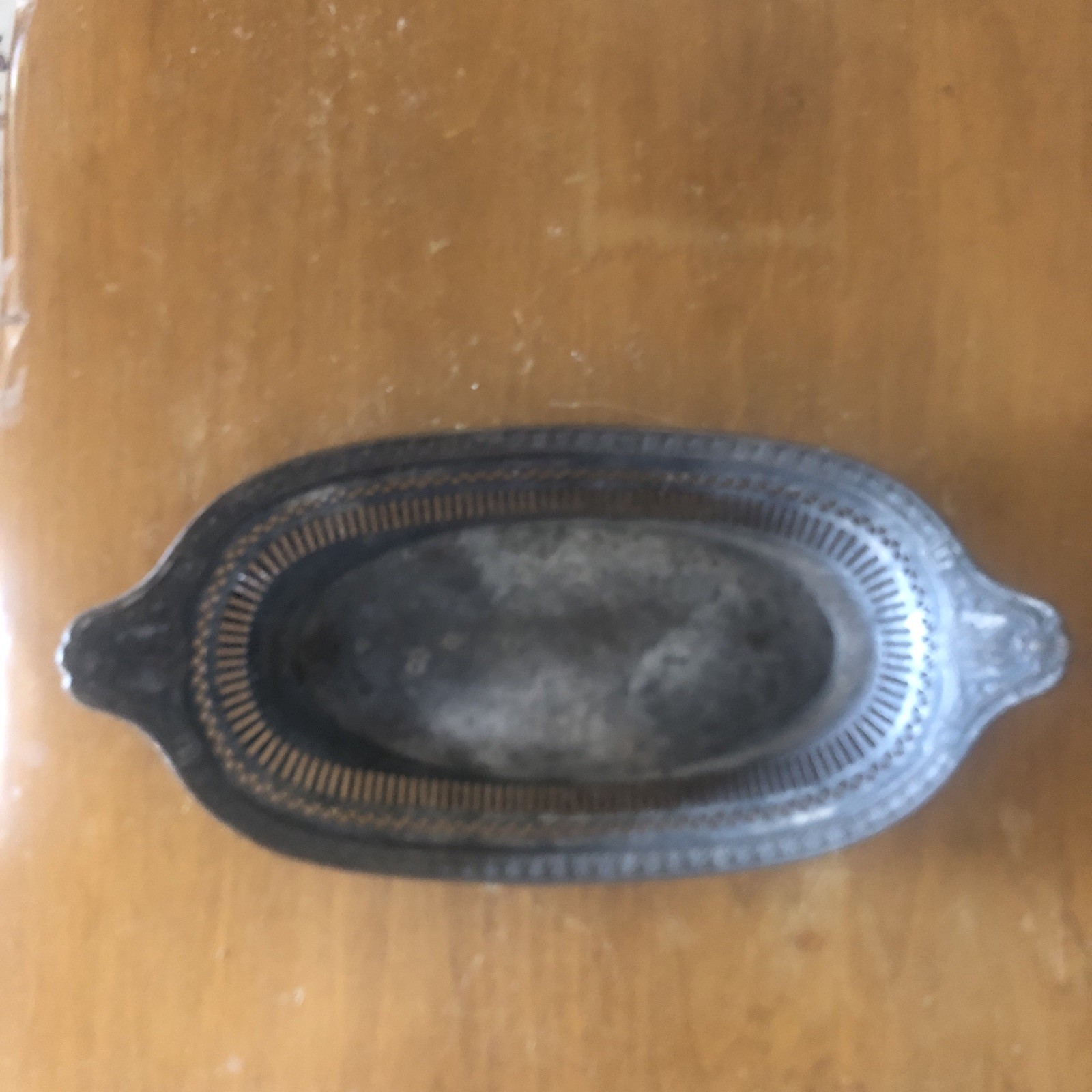 ANTIQ ,Rare 1923 Inaugural Los Angeles Biltmore Hotel Silver Plate Oval Basket ANTIQ ,Rare 1923 Inaugural Los Angeles Biltmore Hotel Silver Plate Oval Basket