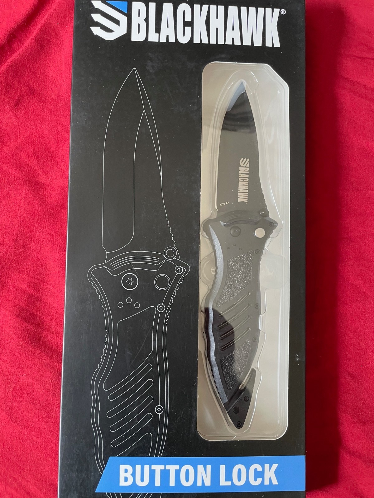 Blackhawk CQD Folder 3.88 PVD Coated AUS 8A Steel/FRN Handle FAST Blackhawk CQD Folder 3.88 PVD Coated AUS 8A Steel/FRN Handle FAST