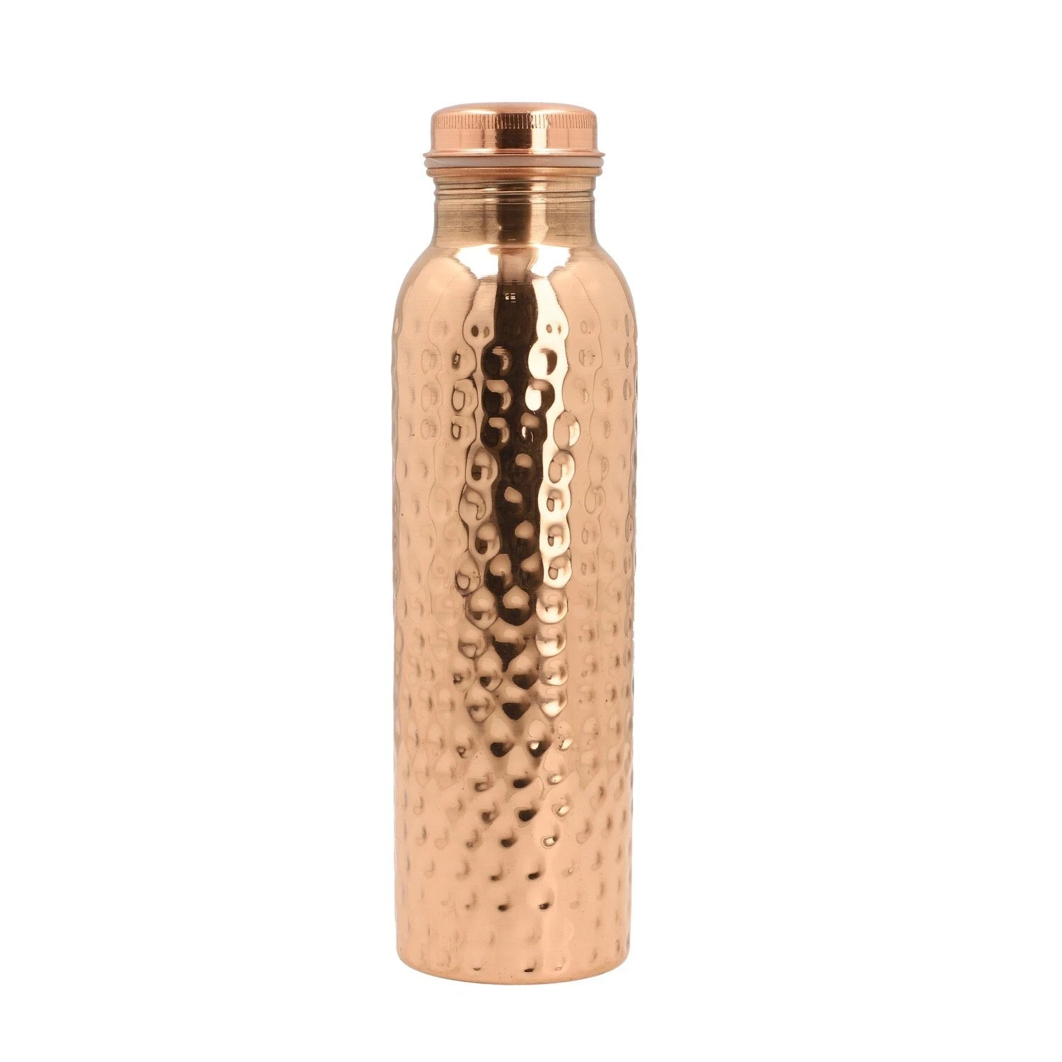 27 oz Pure Copper Water Bottle - Handmade Hammered Finish - Ayurvedic Health USA 27 oz Pure Copper Water Bottle - Handmade Hammered Finish - Ayurvedic Health USA