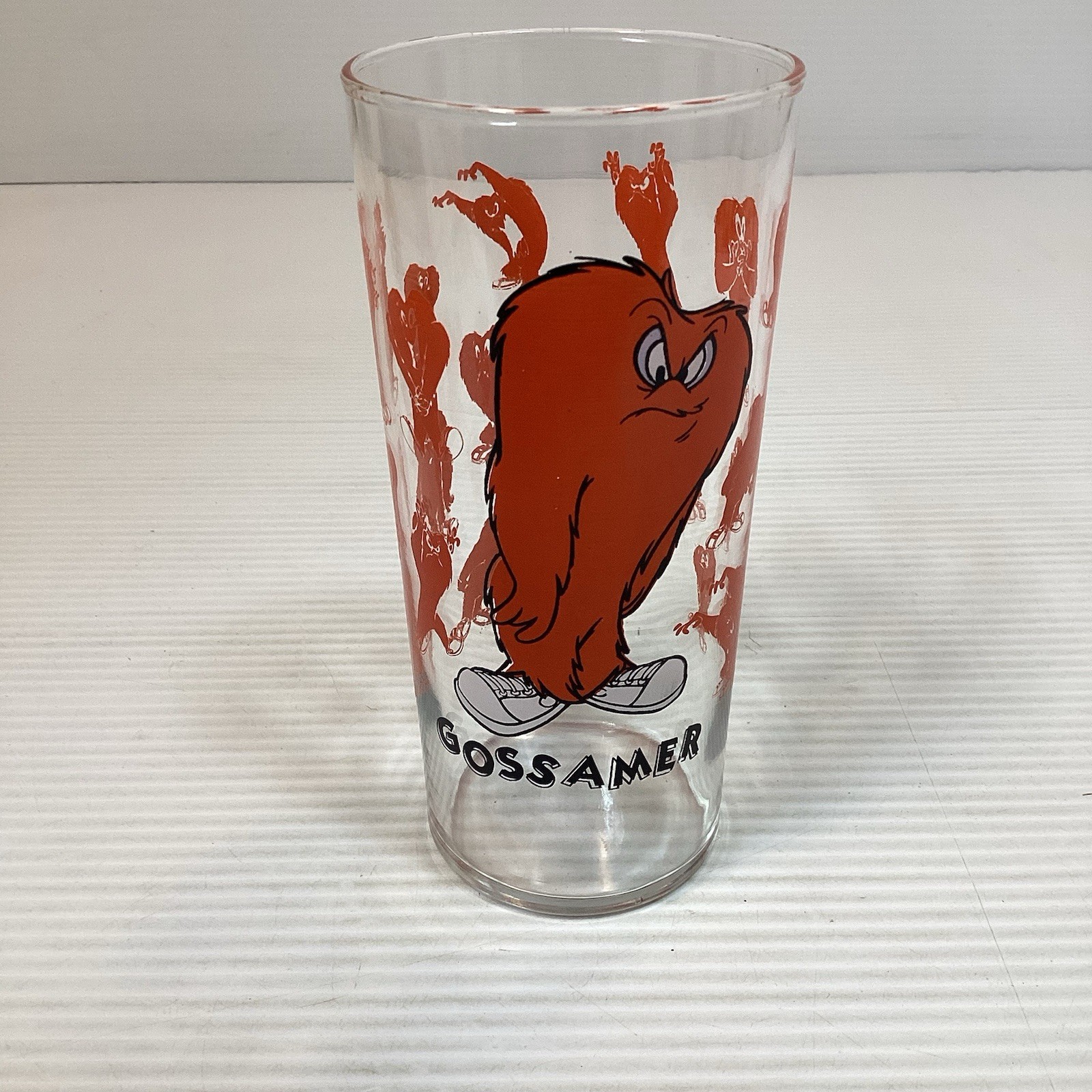 Gossamer 6” Tall Drinking Glass Warner Brothers 1996 Pre-Owned