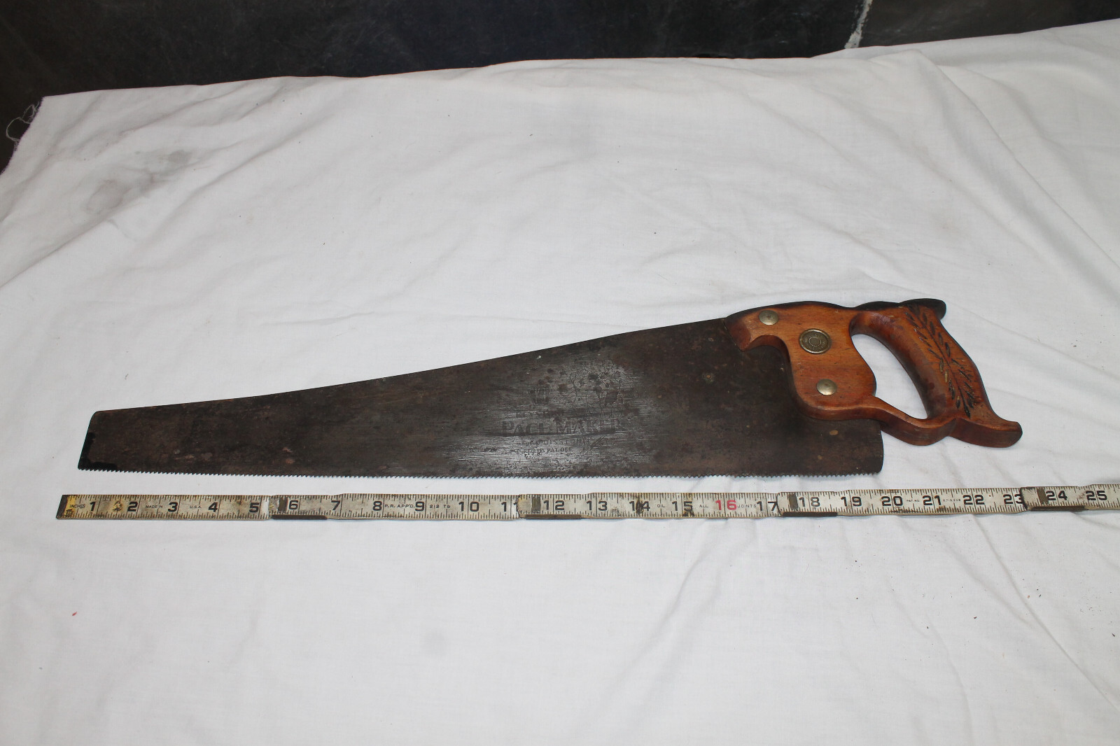 Vintage Keystone (Disston) Pacemaker Handsaw - 23 1/2\ Vintage Keystone (Disston) Pacemaker Handsaw - 23 1/2\