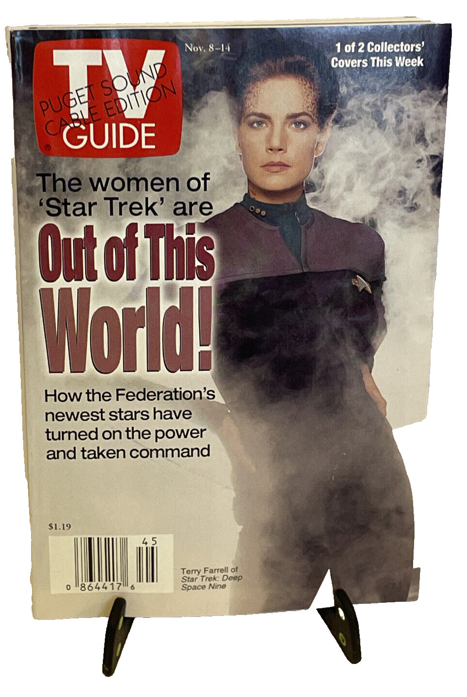 TV Guide Women of Star Trek November 8-14 1997 Puget Sound Cable Ed. Farrell
