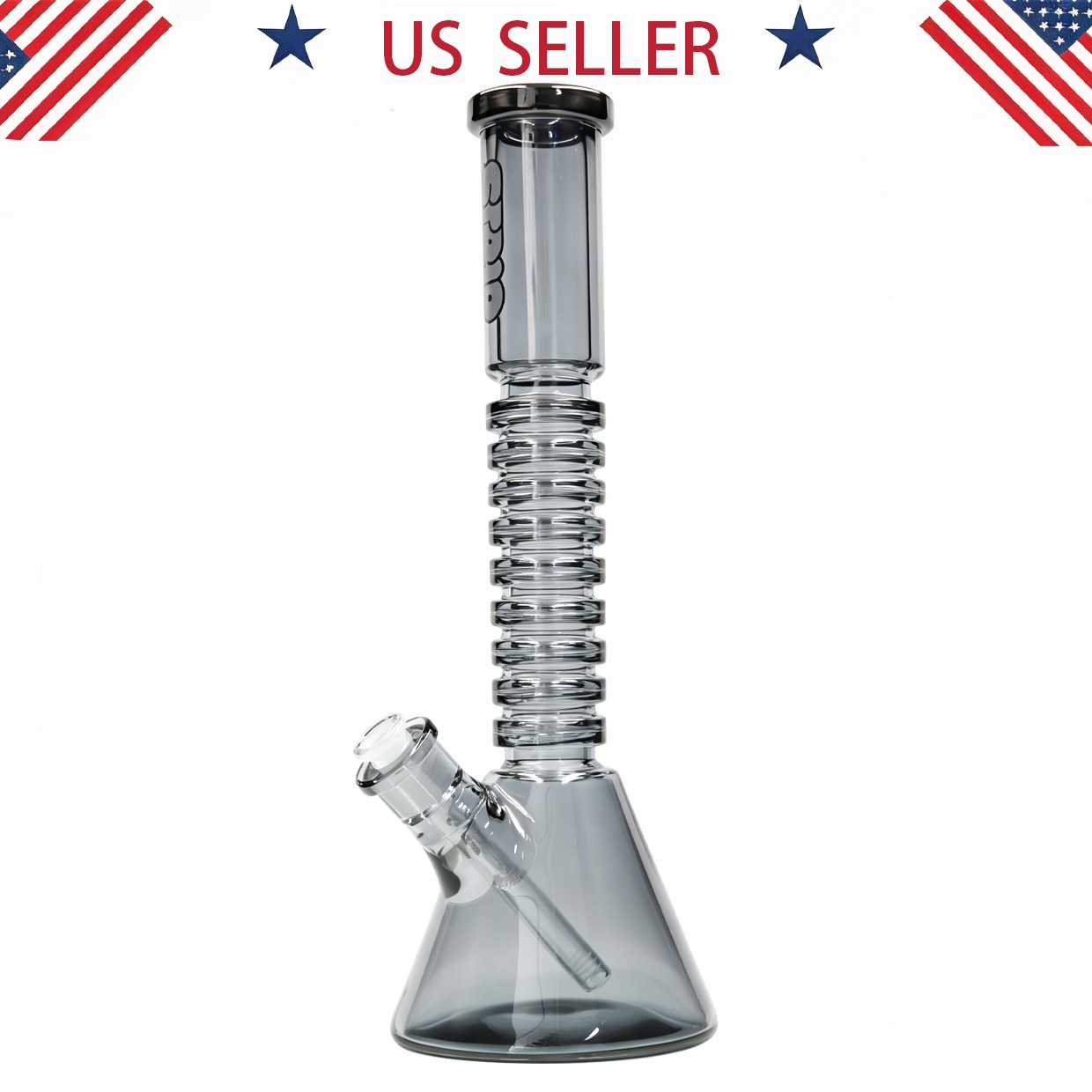 Heavy 15IN-XL Glass Bongs and Water Pipes Smoking Beaker bong Hookah w/14mm bowl