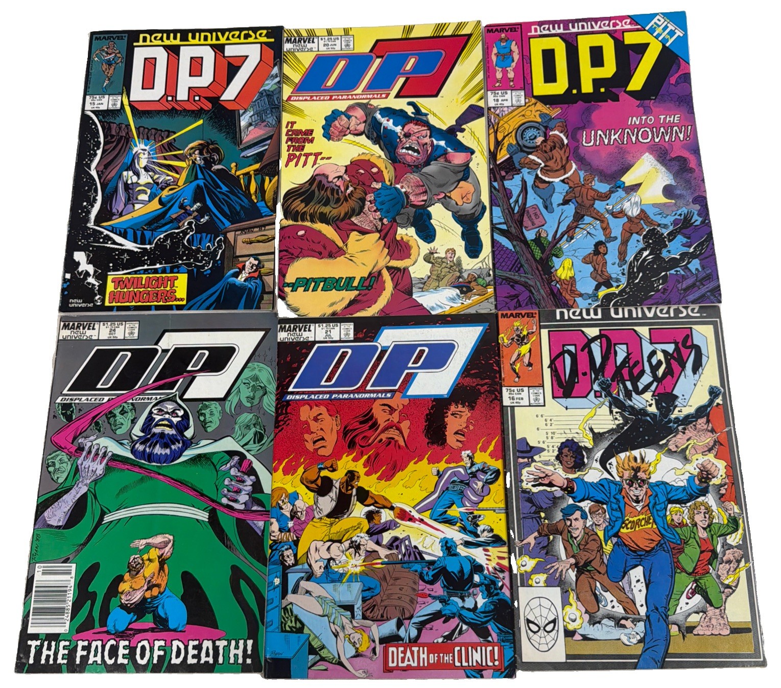 DP7 Comic Book Lot Of 6