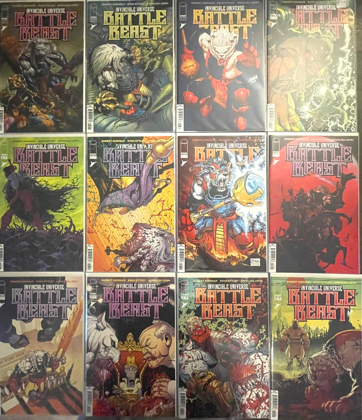 Invincible Universe: Battle Beast #1-12 Complete Set 1st Prints M/NM Image Lot