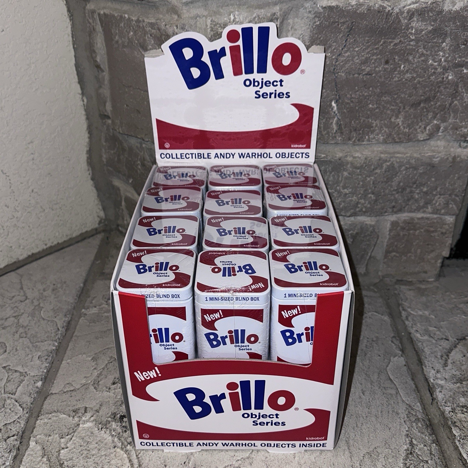 2017 Brillo Andy Warhol Kidrobot Collectible Object Blind Box Art Figure Rare