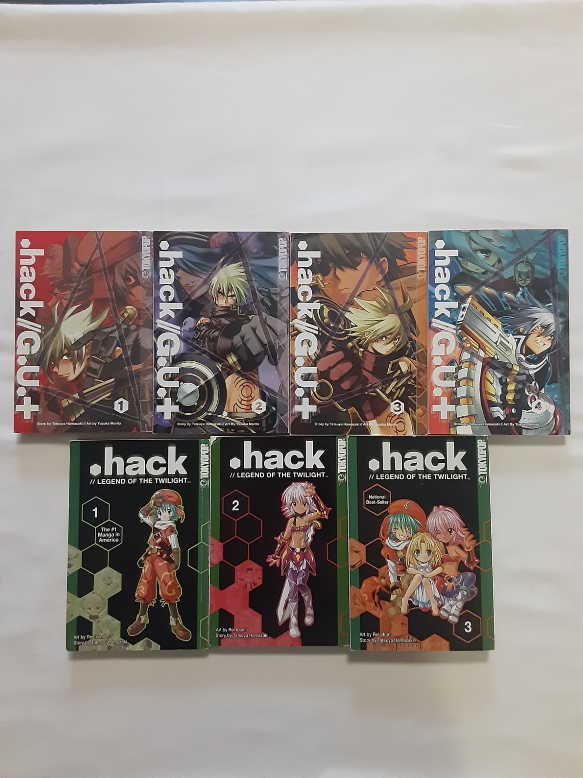 .hack G.U.+ Volumes 1 - 4 Plus .hack Legend of the Twilight Volumes 1 - 3