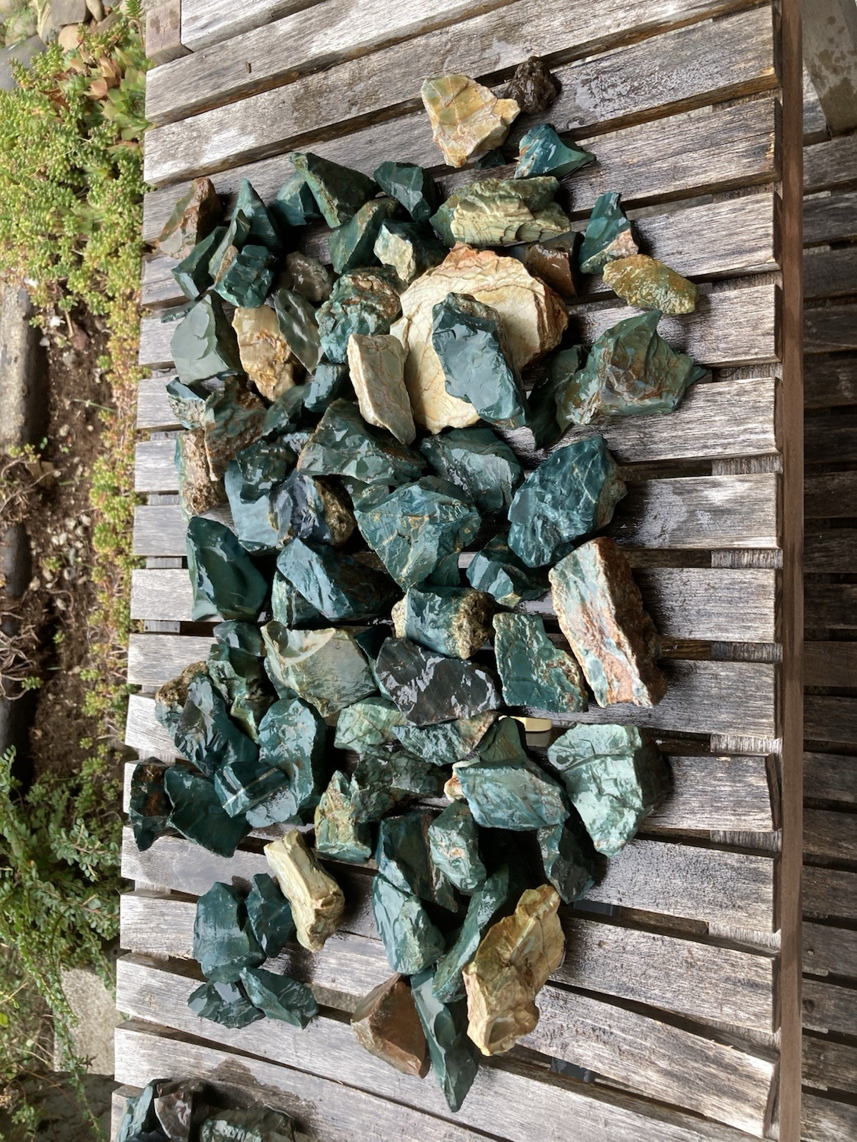 Rough jasper Lot Cabbing Lapidary Slabs Chunks 9 lb lot high grade