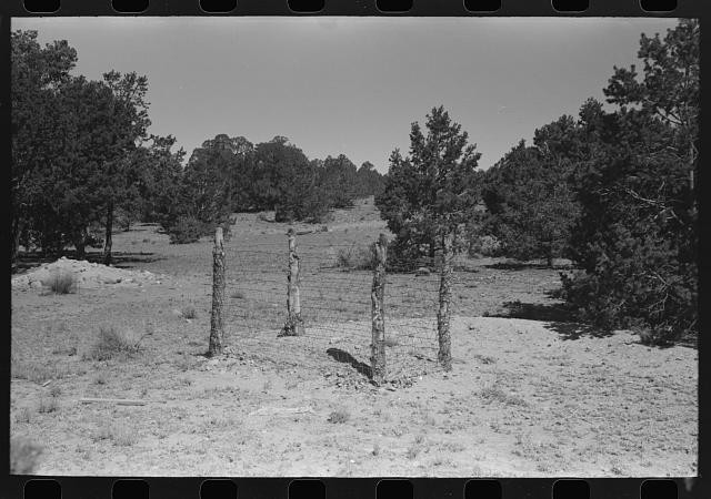 Photo:Pie Town New Mexico 1940 Mountain Cemetery Grave