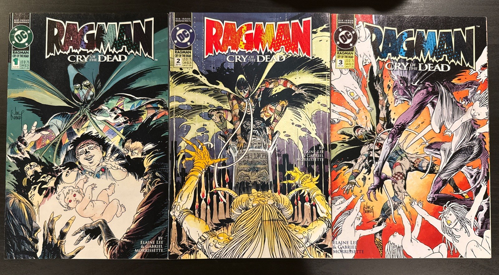 Ragman Cry of the Dead #1,2,3,4,5,6 Complete. Ragman Eight Issue Miniseries. 1-8 Ragman Cry of the Dead #1,2,3,4,5,6 Complete. Ragman Eight Issue Miniseries. 1-8