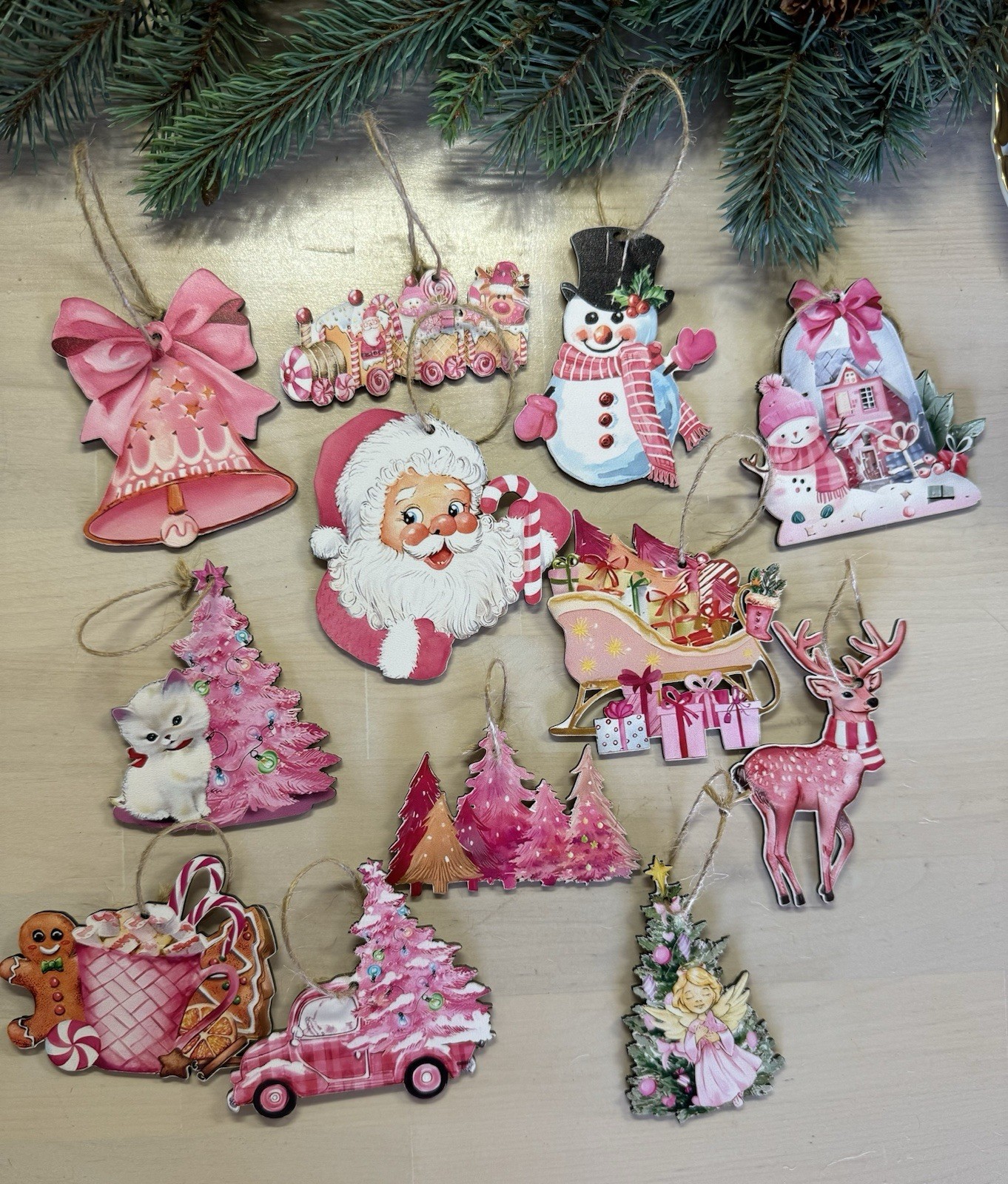 Pink Christmas Ornaments | BRAND NEW