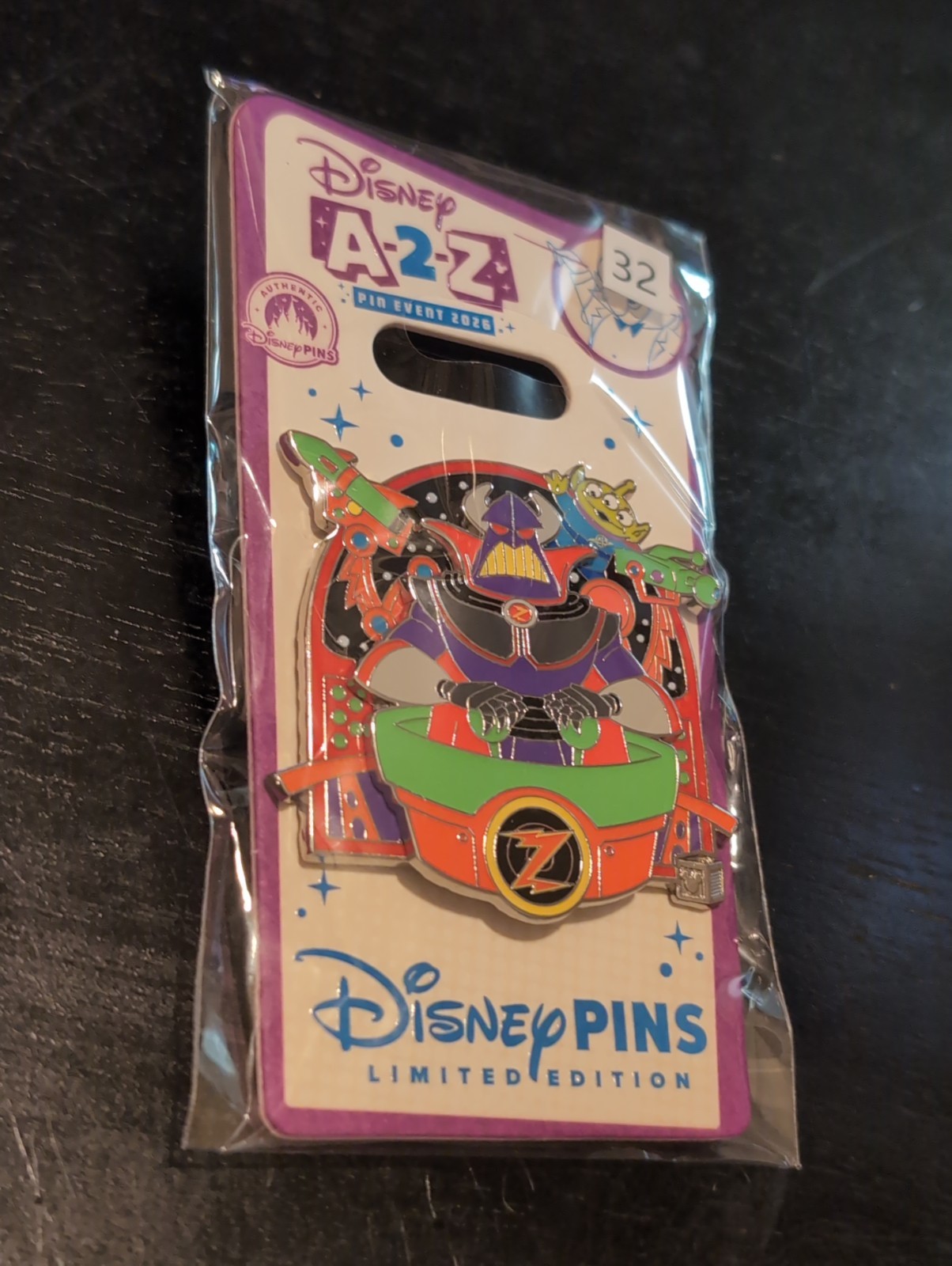 2026 Disney Parks A-2-Z Alphabet Collection Toy Story Zurg Pin LE 650