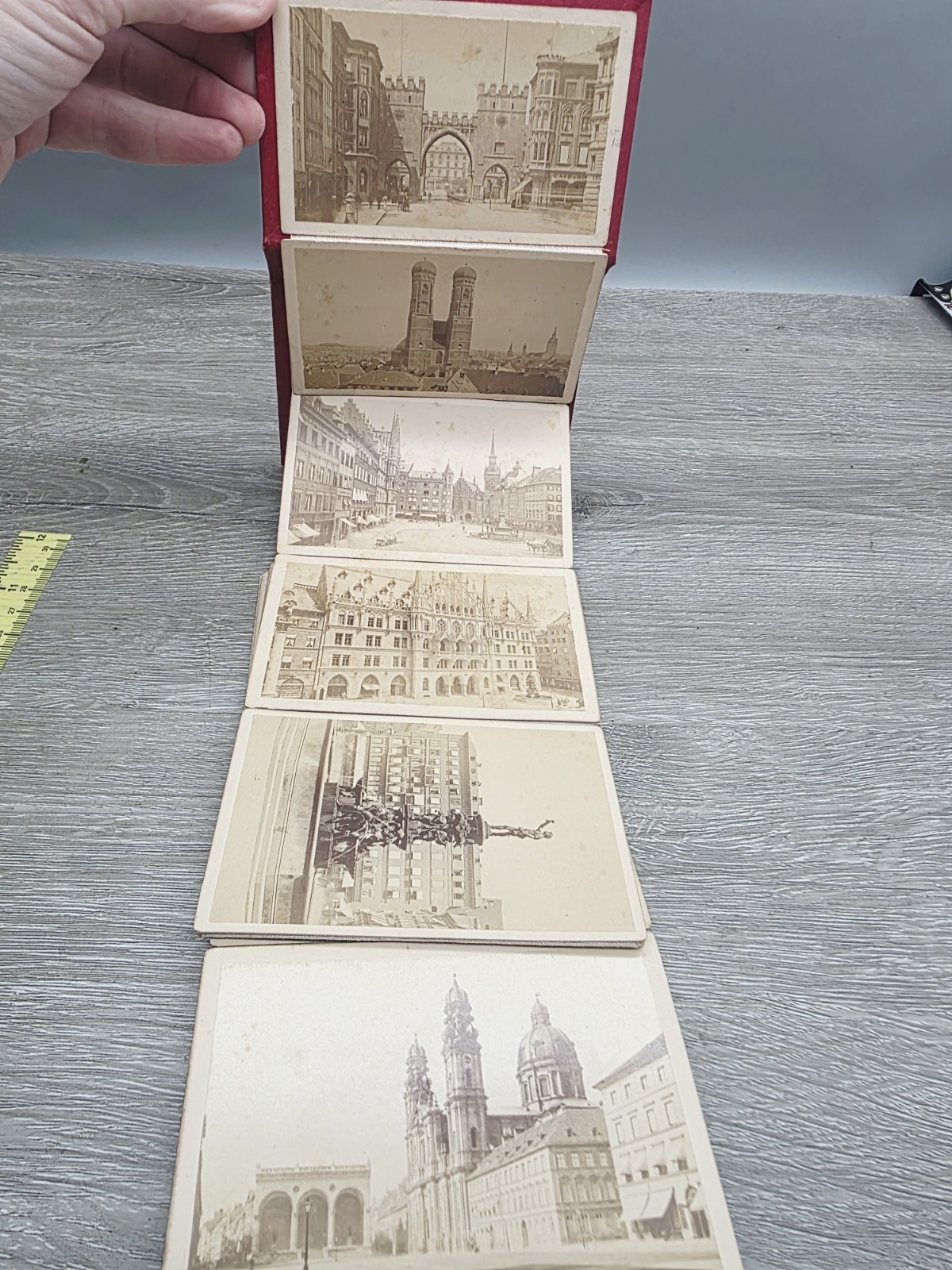 23 CDV Antique Photo Lot Munchen Friedr Bruckmann Frim Munich, Germany, Book