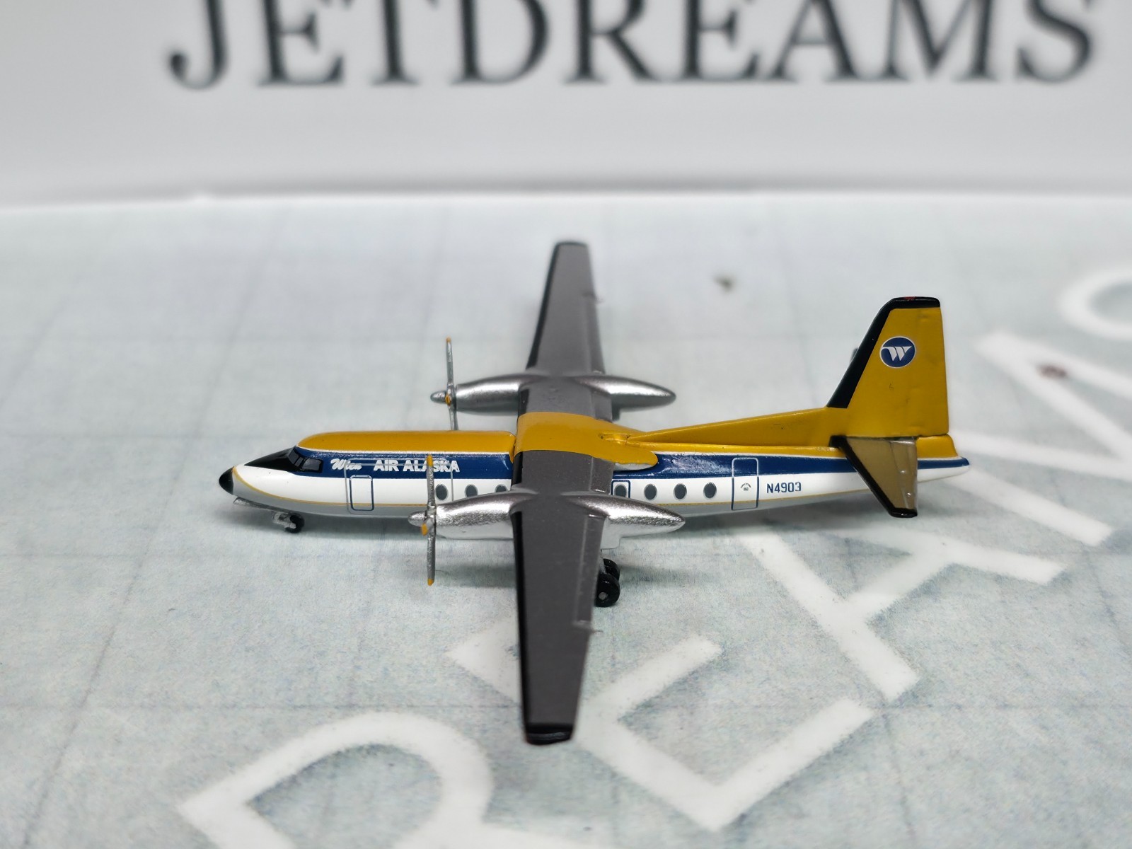 1/400 WIEN AIR ALASKA FOKKER FAIRCHILD F-27 1970\'S COLORS N4903 AEROCLASSICS