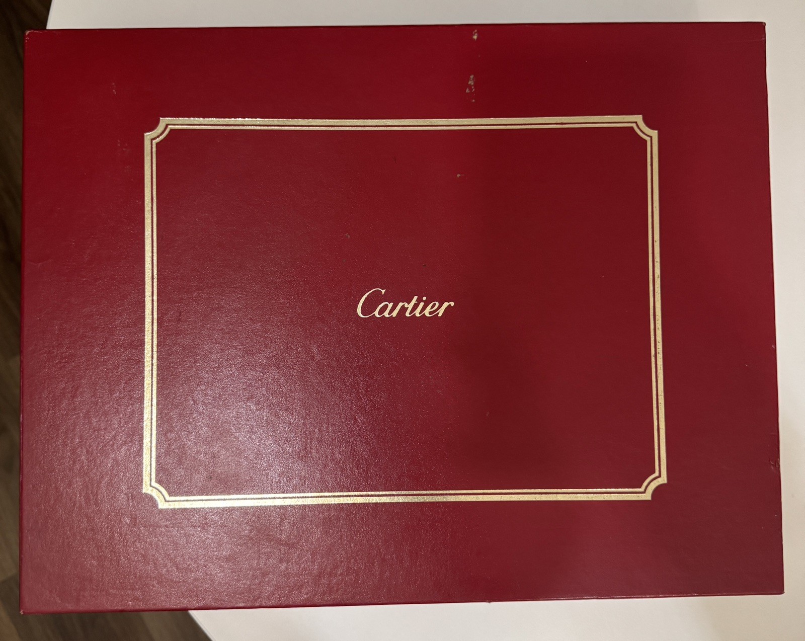 Cartier EMPTY extra large vintage box 17\