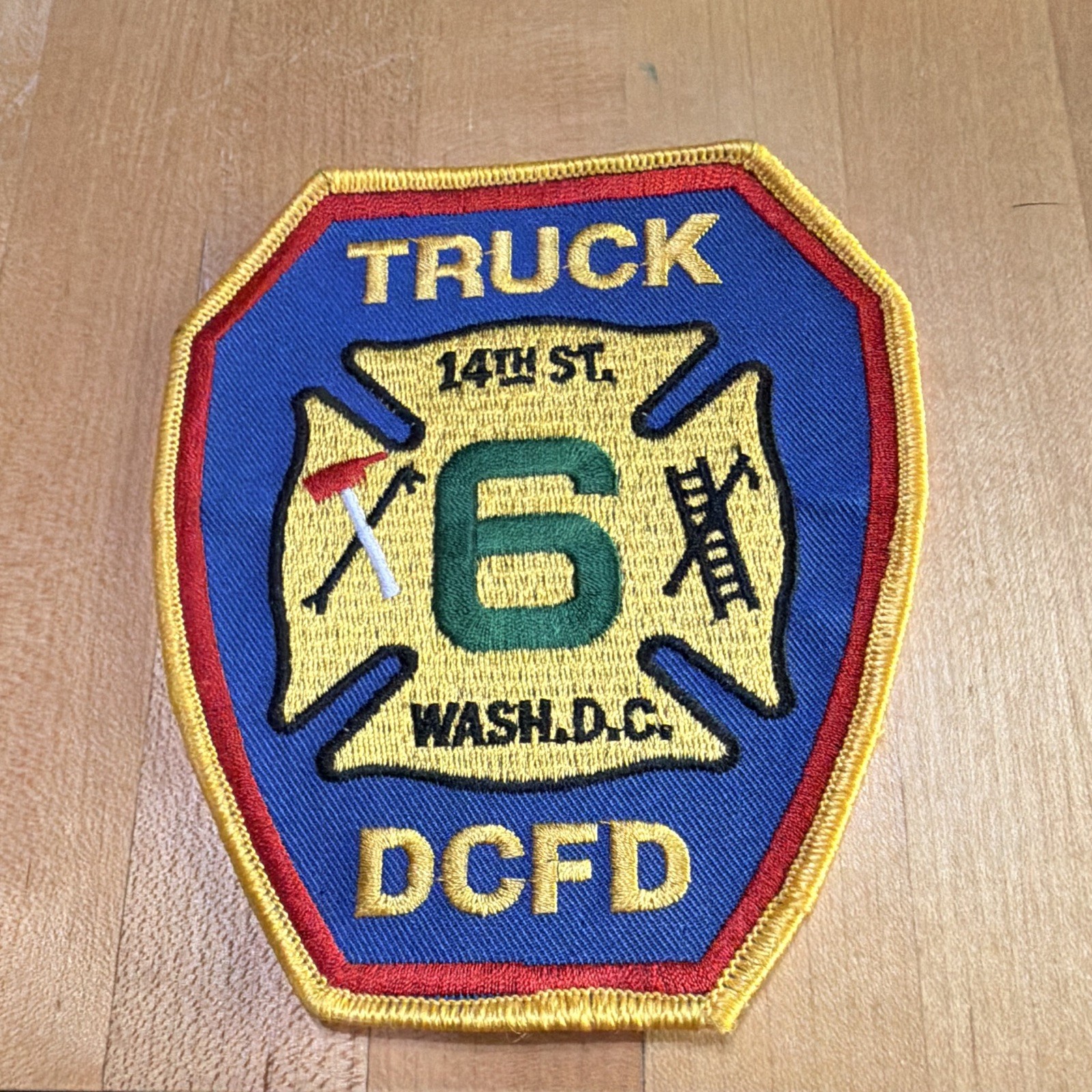 DCFD Truck 6 14th St Washington D.C. Fire Department Firefighting & Rescue Patch