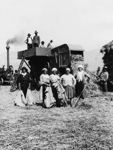 Italy Campania Presenzano Farmer 1930 OLD PHOTO
