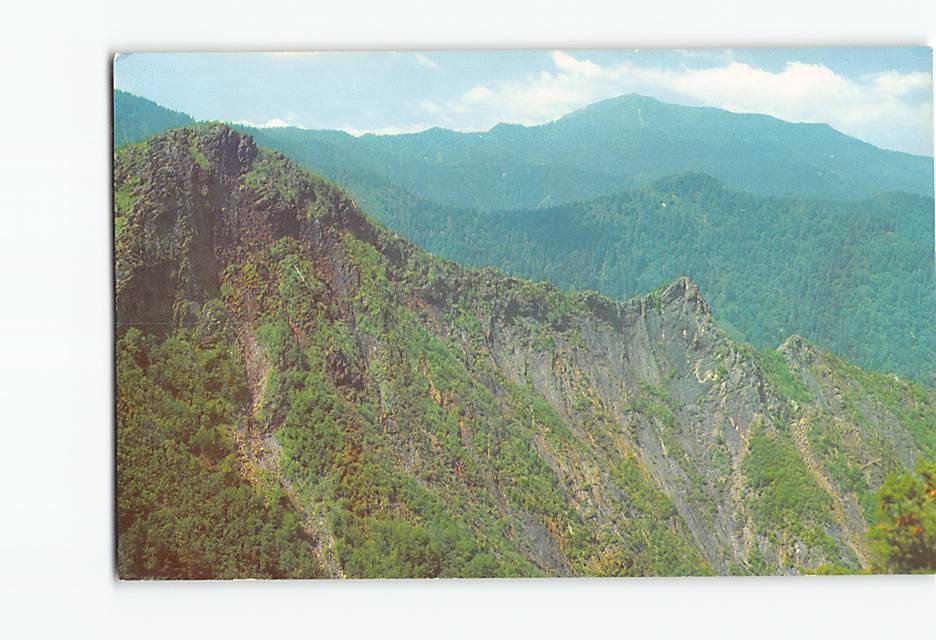 Postcard Rugged Mountain Scenery at Sawtooth Range USA