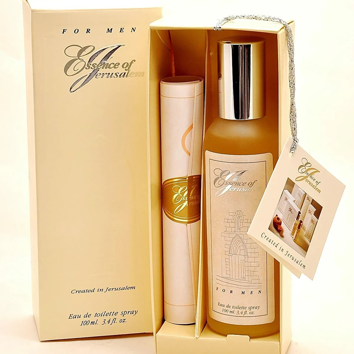 Essence of Jerusalem Holyland Biblical Parfum for Men 100 ml - 3.4 Fl. oz