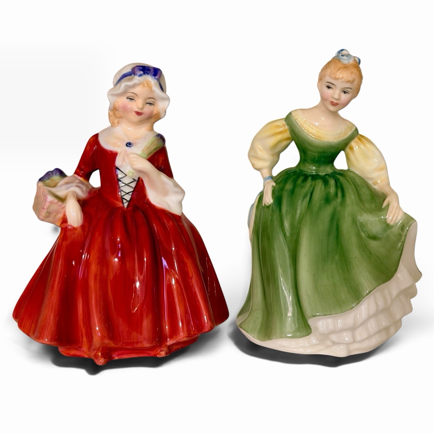 Royal Doulton Lavinia HN1955 & Fair Maiden HN2211 Figurines Lot of 2