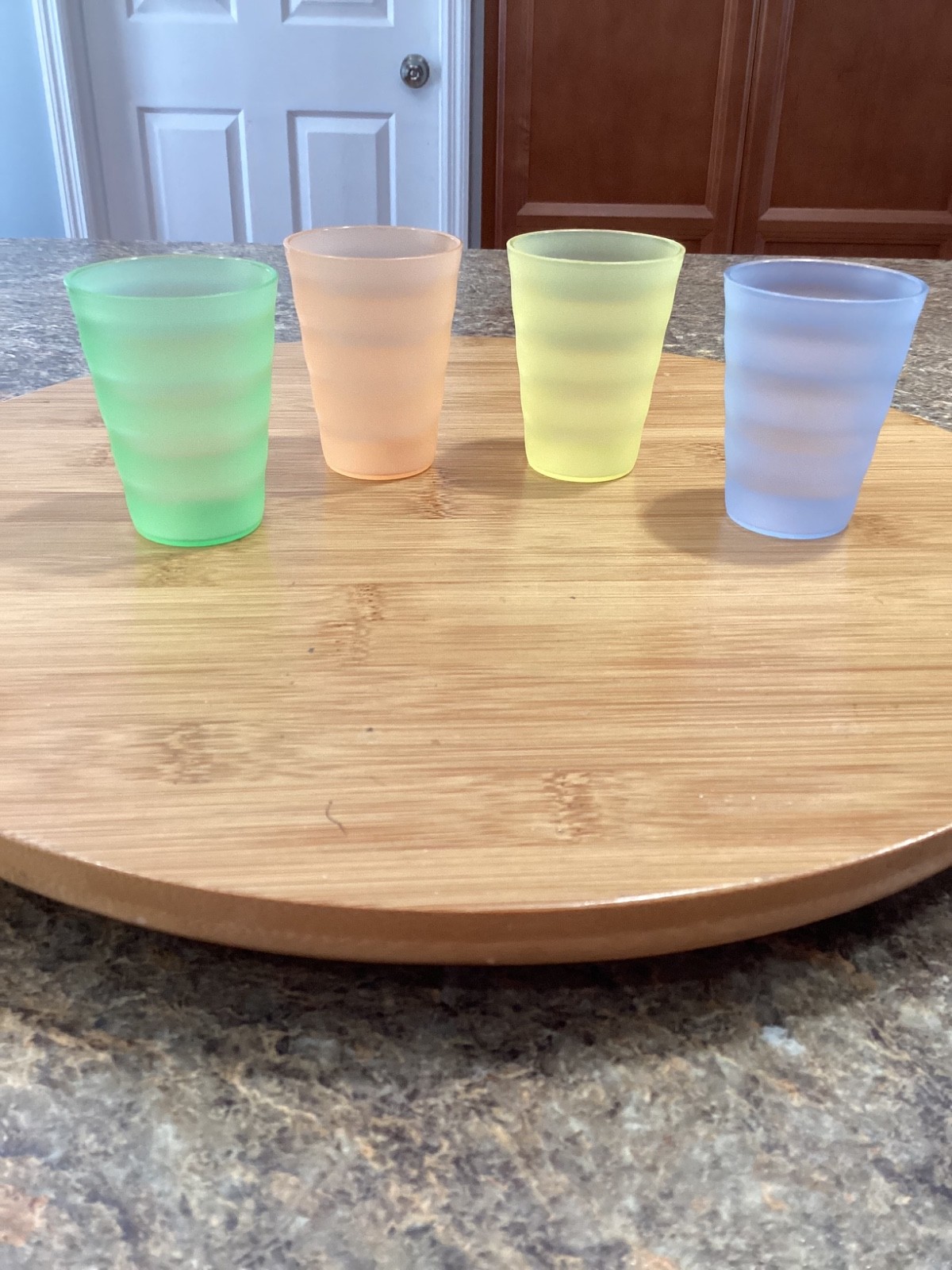 VTG Tupperware Mini Tumblers 72ml 4080A Series Set Of 4 NOS