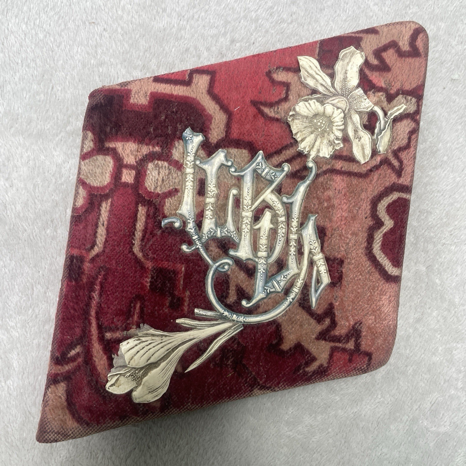 Antique Velvet Victorian Autograph Album 1904 Washington State Handwritten Hazel Antique Velvet Victorian Autograph Album 1904 Washington State Handwritten Hazel