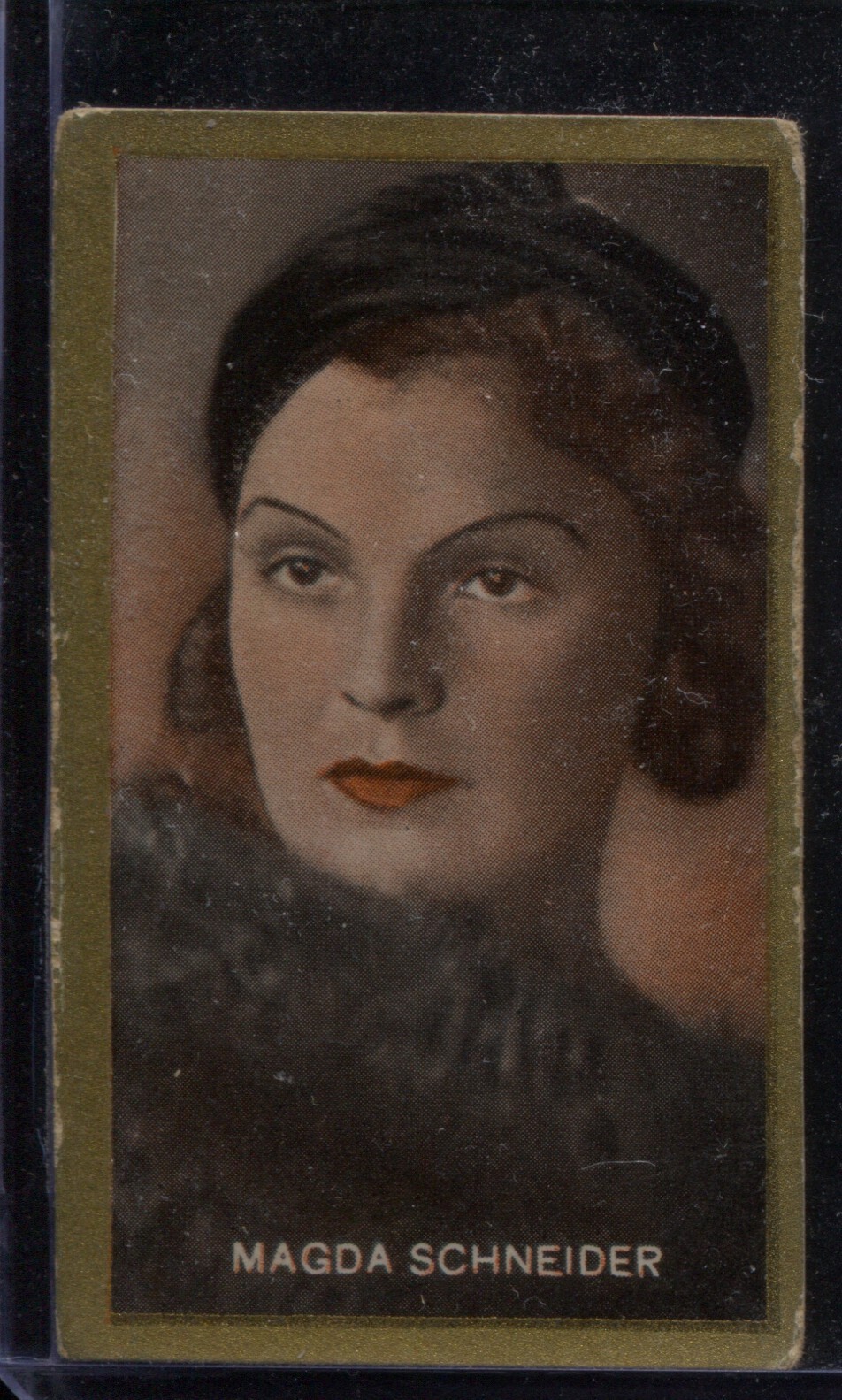 Magda Schneider Vintage Movie Film Star Cigarette Trading Card Orienta