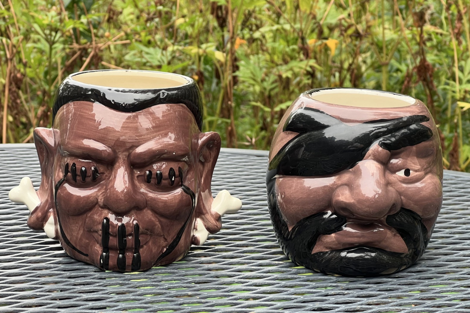 Psycho Suzi Tiki Mugs Evil Headhunter Pirate