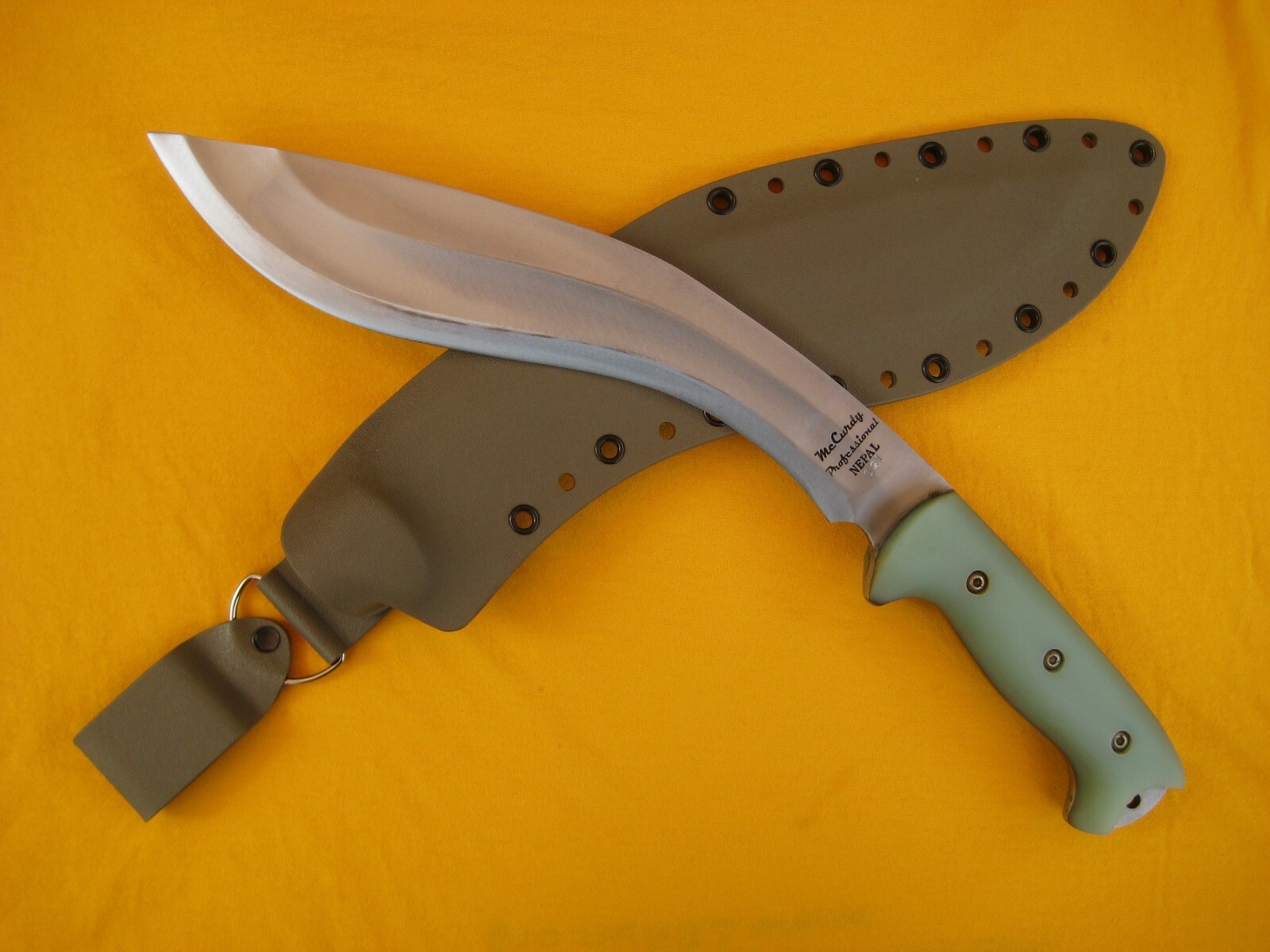 KUKRI - NEW Custom McCurdy - ON SALE - NEPAL - GREEN