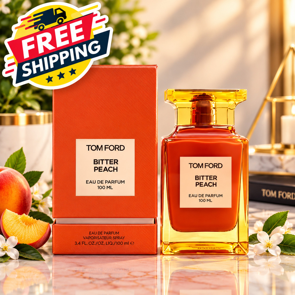 Tom Ford bitter peach  Eau de Parfum for unisex 100 ml New in Box TESTER