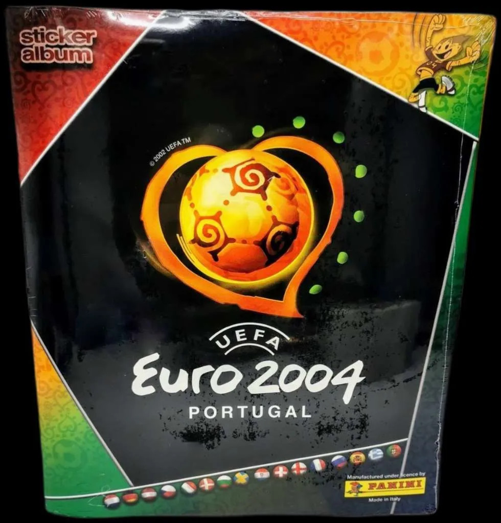 Panini Euro 2004 Portugal Factory Sealed Sticker Set Album Europa Em Ronaldo