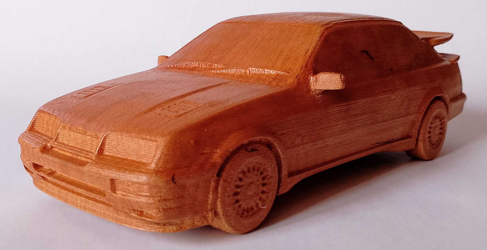 Wooden Model Car - Inspired by 1980s Rally Coupe 1:16 Collectible Gift Wooden Model Car - Inspired by 1980s Rally Coupe 1:16 Collectible Gift