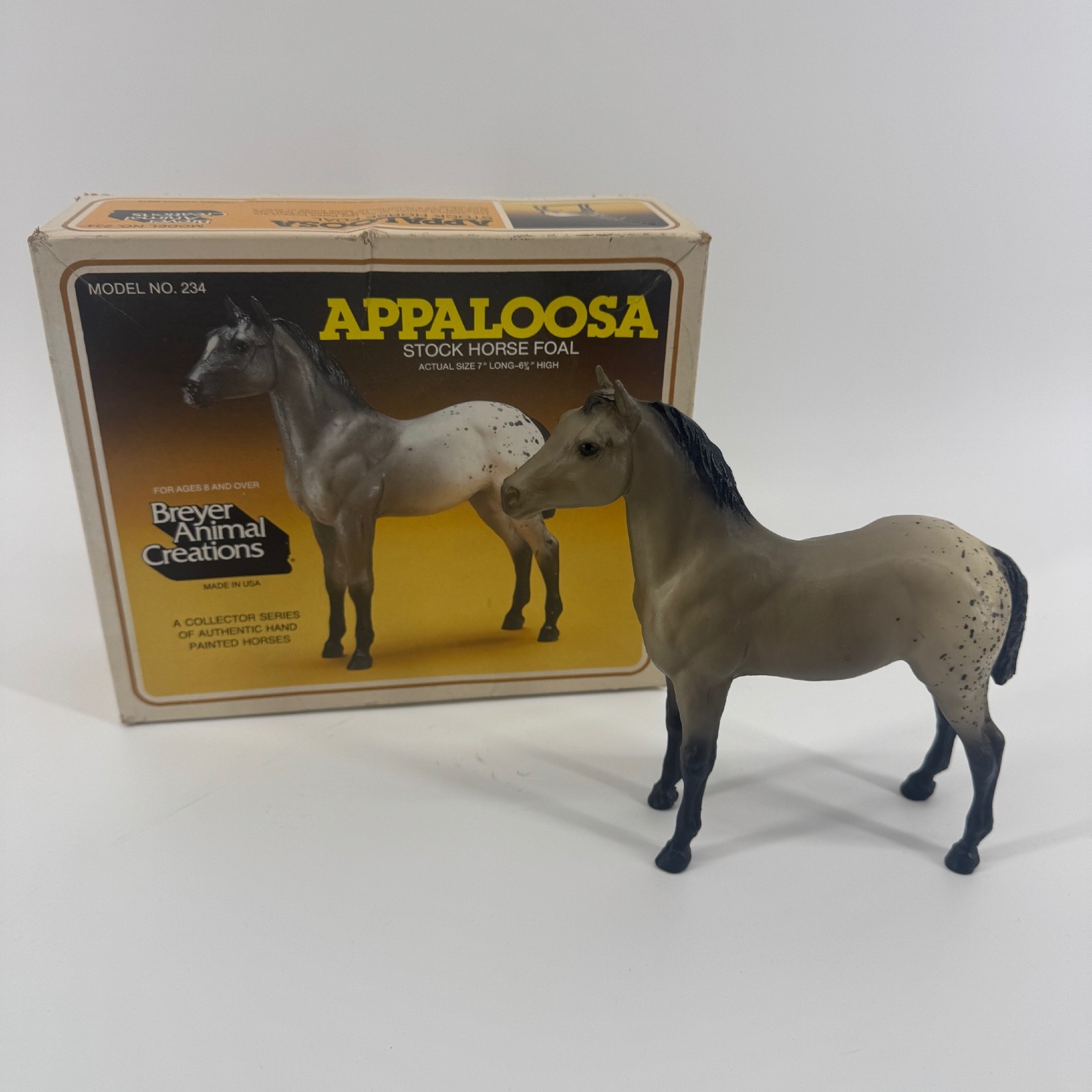 Vintage 1982  Breyer Appaloosa Stock Horse Foal #234 IN BOX Handpainted