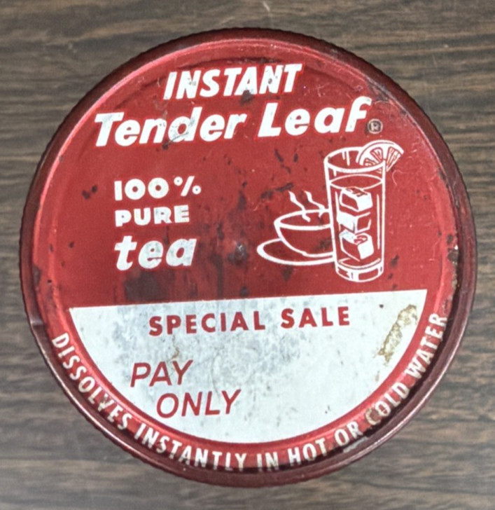  Vintage Tender Leaf Tea Jar
