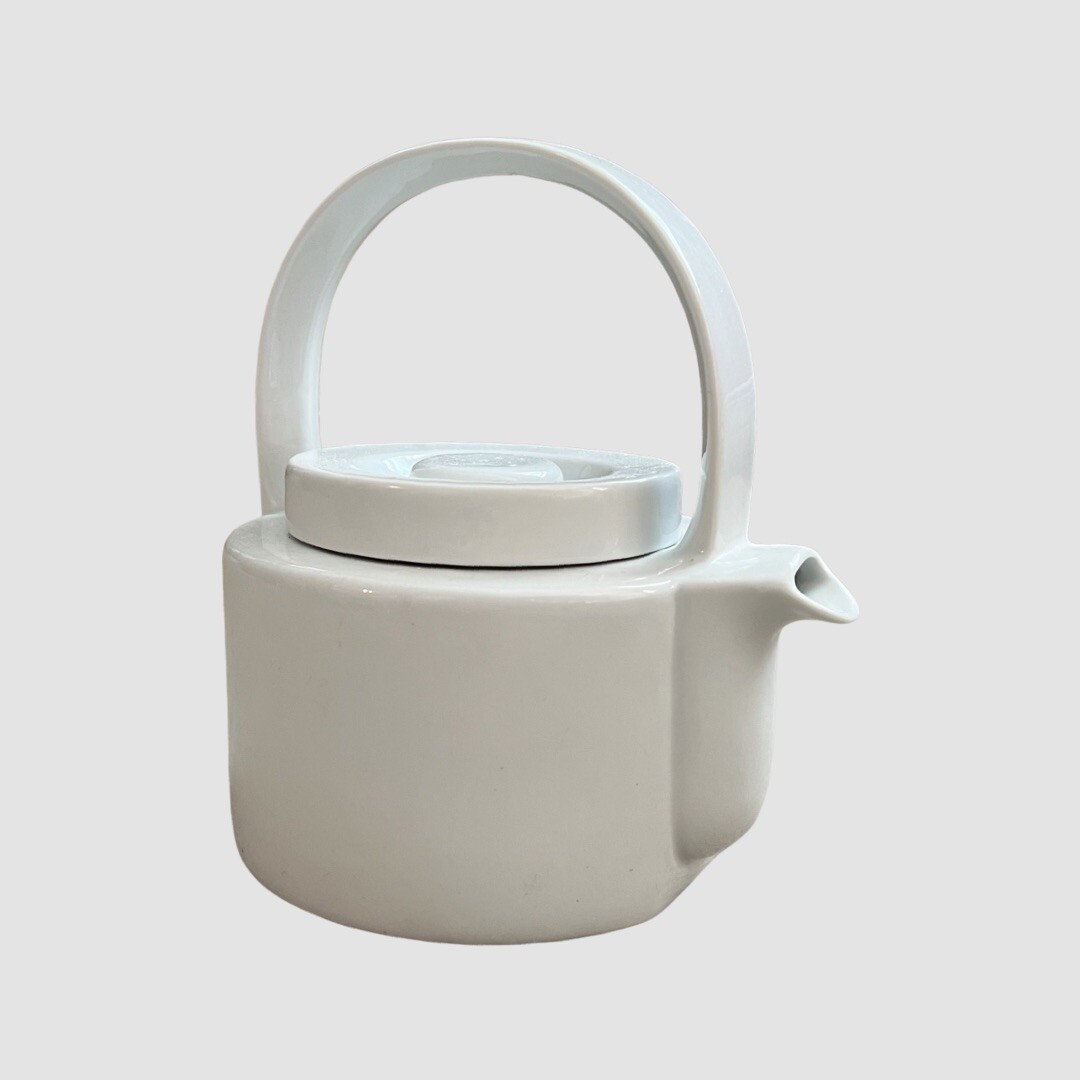 Koen De Winter 1984 Postmodern Porcelain Teapot (Incomplete)