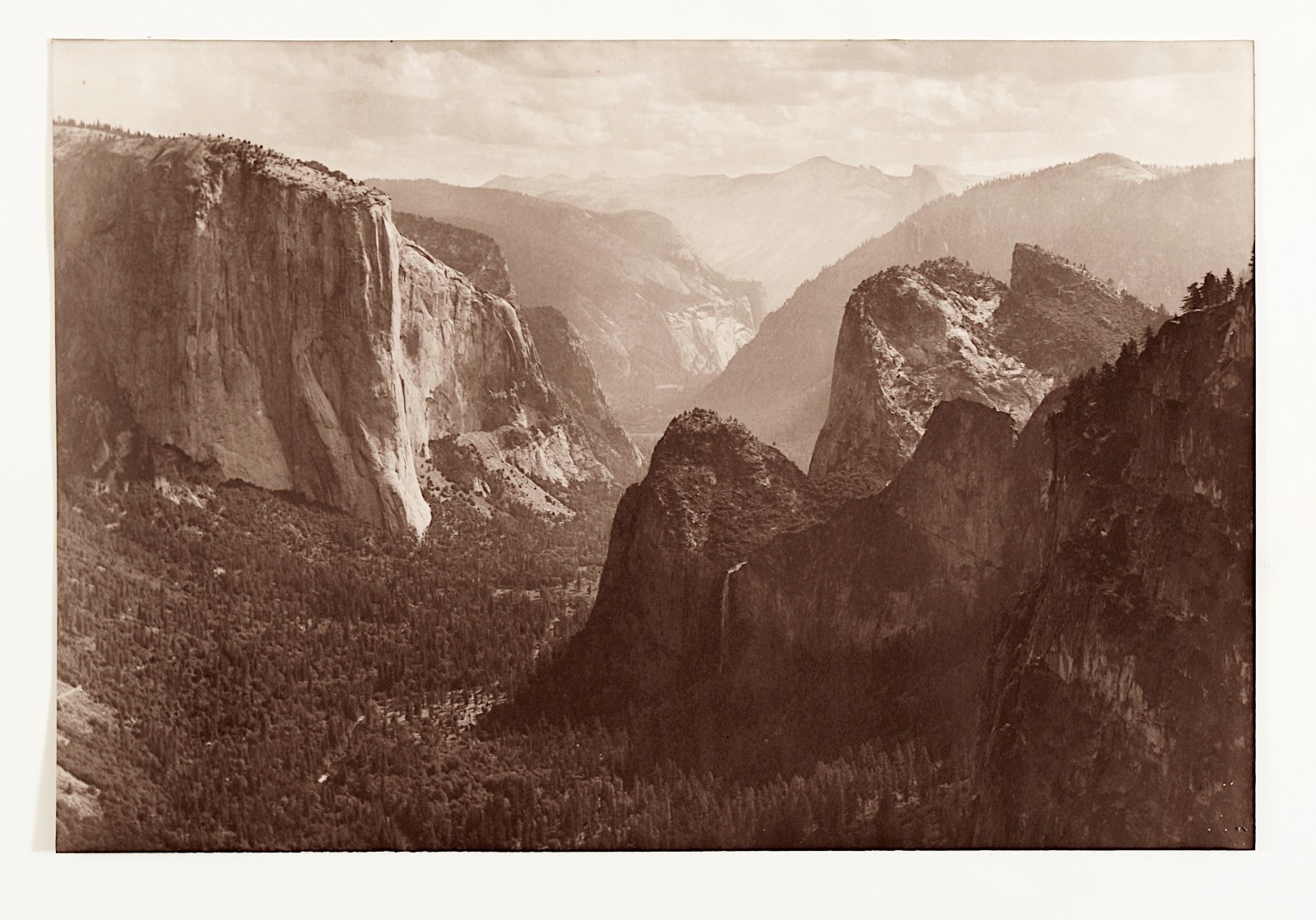 Vintage AC Pillsbury Yosemite Mammoth 16x23 Silver Gelatin Photo RARE Antique