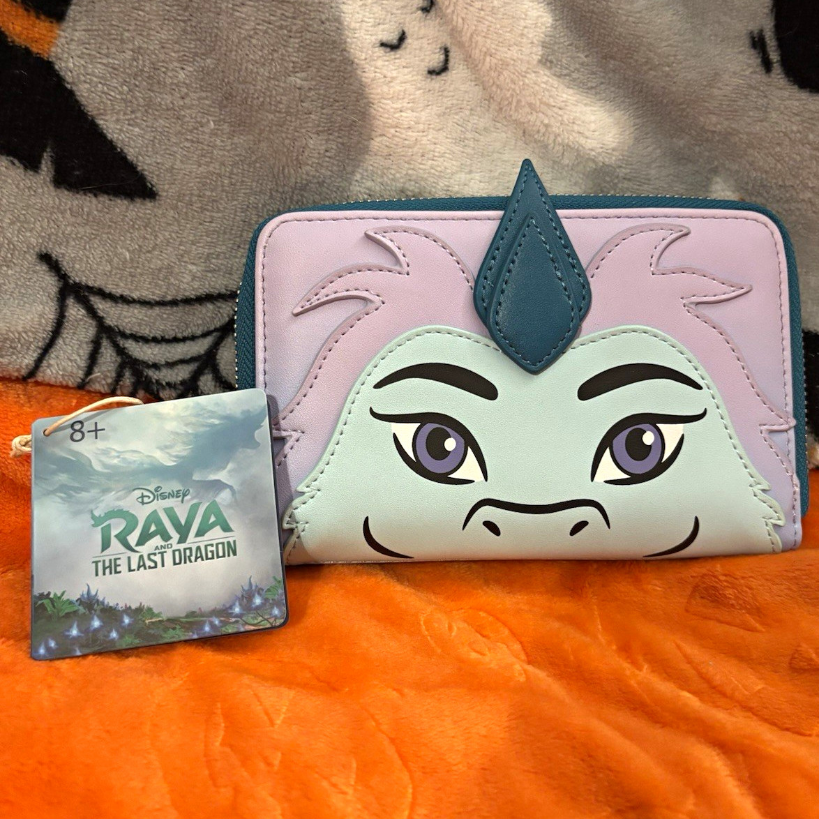 Loungefly Disney Raya and the Last Dragon Wallet Blue Light Blue Purple