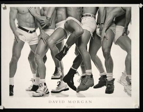 David Morgan Poster,  White Party,  Gay Memorabilia copyright 1991
