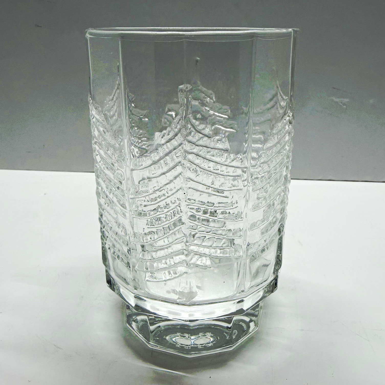 VTG Iittala Kuusi Clear Glass Vase 6