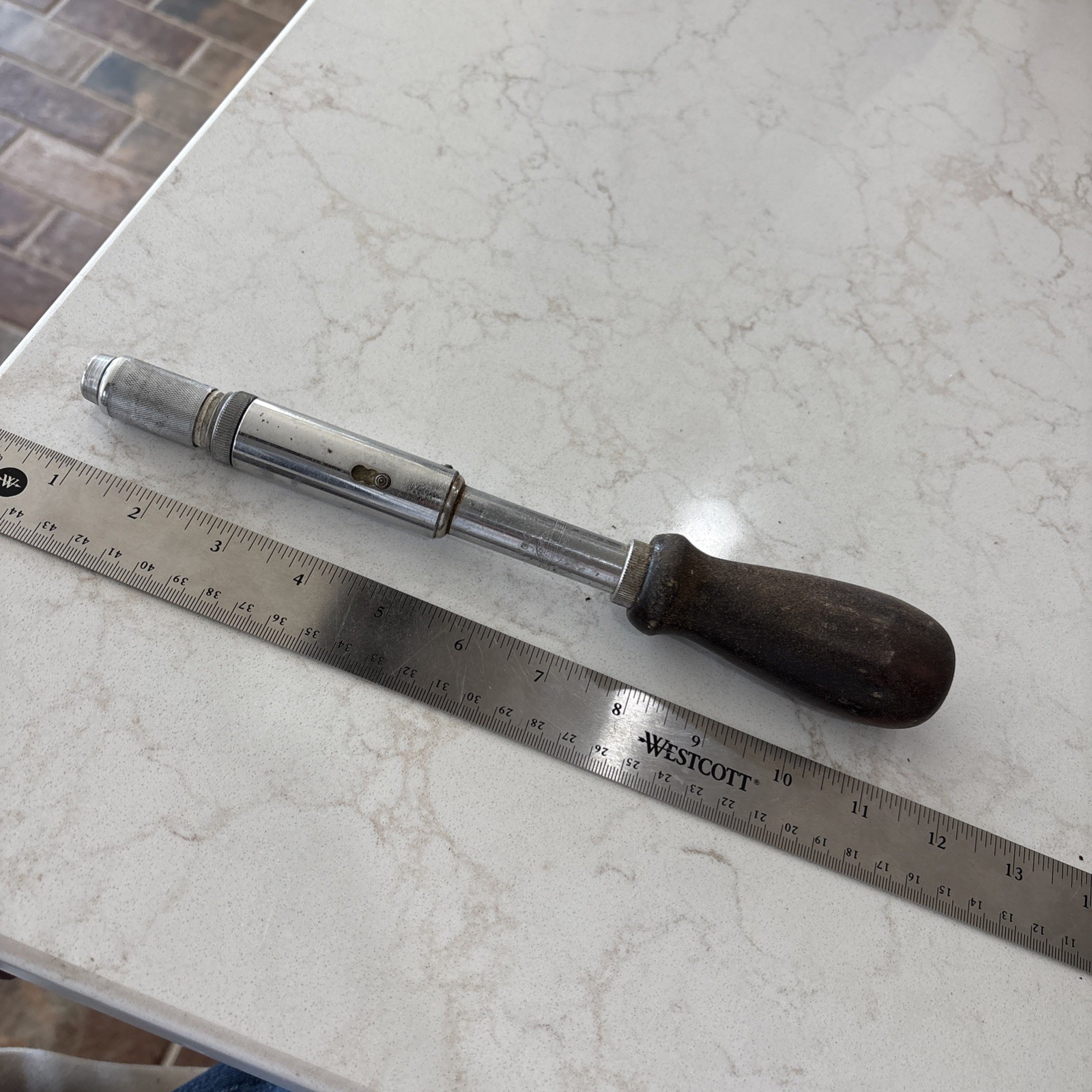 Vtg Greenlee Spiral Ratchet Screwdriver No. 448 USA Made Yankee Drill