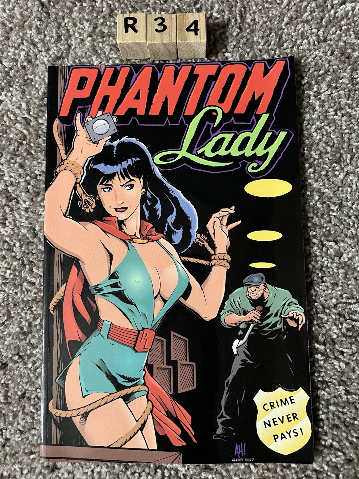 Phantom Lady Trade Paperback Crime Never Pays Comic