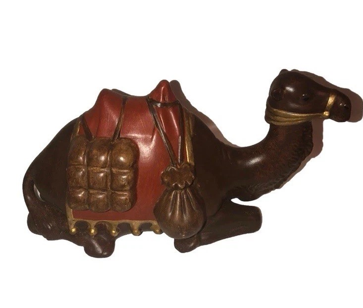 Vintage nice Handmade Nativity Christmas Camel Large Figurine