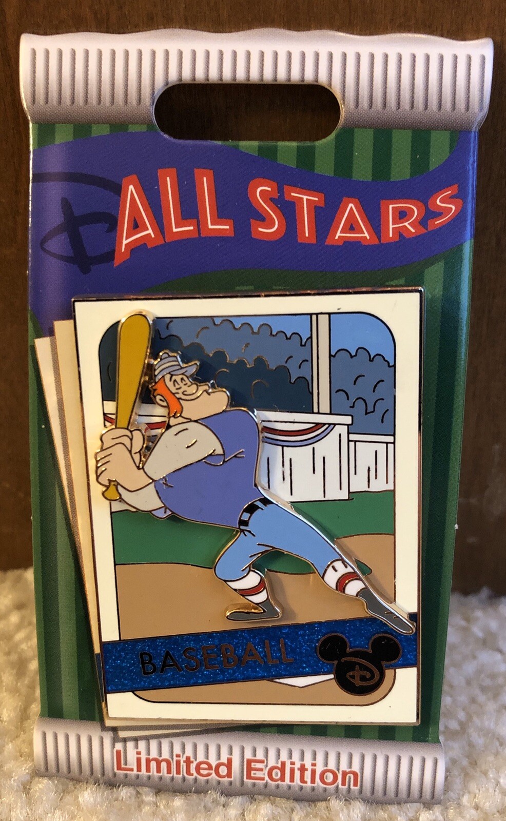 Disney Casey at the Bat Baseball All Stars 2020 Series LE 4000 Trading Card Pin