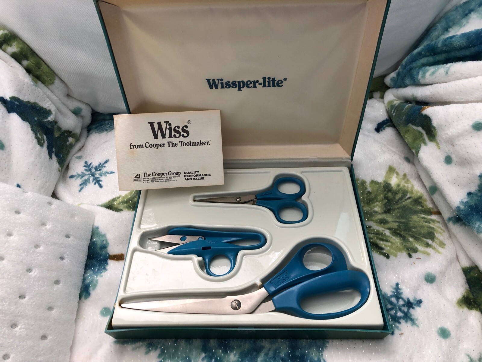 Vintage WISS Wissper-Lite w/ Box & Instructions 3pcs