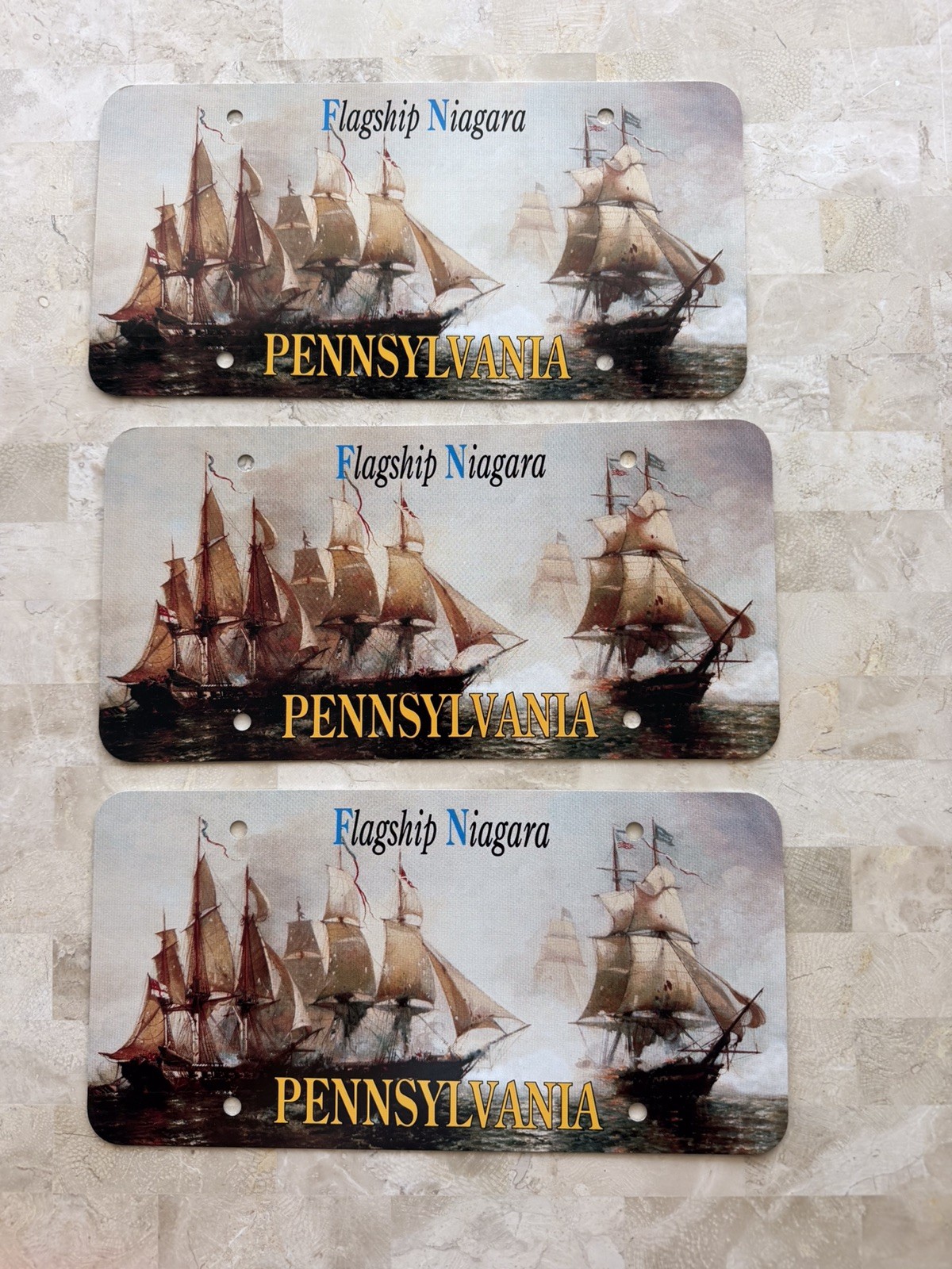 pennsylvania flagship niagara license plate, MINT CONDITION. RARE,sale Helps T2T